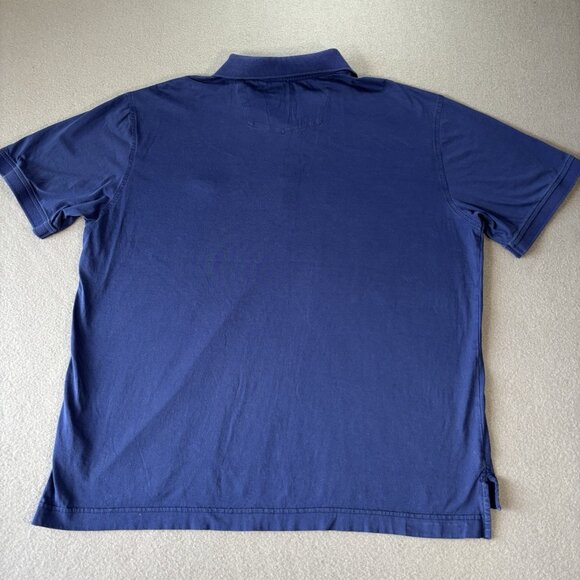 Robert Graham Shirt Mens XL Classic Fit Blue Solid Polo Colorful Short Sleeve - Picture 11 of 12